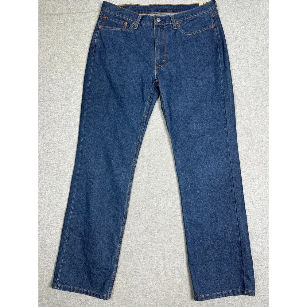 NEW Levis 514 Jeans Mens 36x32 Blue Dark Wash Denim Pants